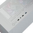 Caja ATX Aerocool B509A Flow ARGB Vidrio Templado Blanco image number null