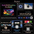 Port&aacute;til ASUS ProArt P16 OLED H7606GM 16" Ryzen AI 9 465 32GB 1TB RTX 5060 3K 120Hz Touch W11 image number null