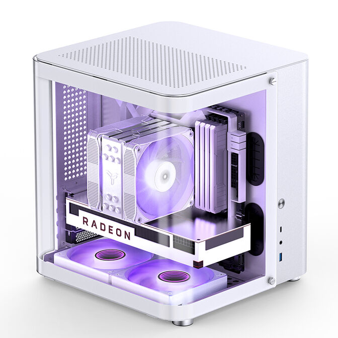 Caja Micro-ATX Jonsbo TK-1 2.0 Vidrio Templado Blanco image number 34