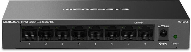 Switch SOHO Mercusys MS108GS 8 Portas Gigabit UnManaged image number 0