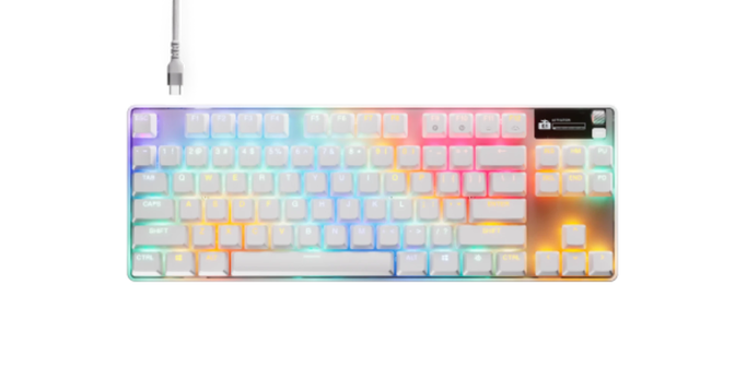 Teclado SteelSeries Apex Pro TKL Gen 3 RGB (US) Branco image number 0