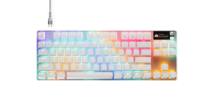 Teclado SteelSeries Apex Pro TKL Gen 3 RGB (US) Branco image number 0