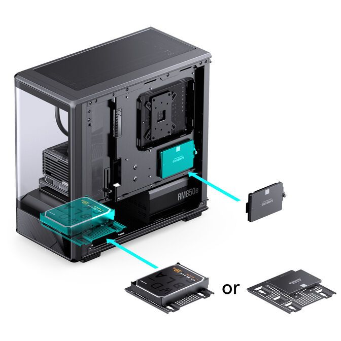 Caja Micro-ATX Jonsbo D200 Vidrio Templado Negro image number 18