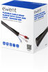 Manga Flexible Ewent EW1557 p/ Organizar Cables com Fecho 1000x85mm Preta image number null