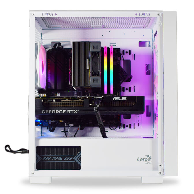 Ordenador AURA Gamer-PC Powered by ASUS Ryzen 7 7800X3D 32GB DDR5 1TB RTX 5070 WiFi W11 image number 2