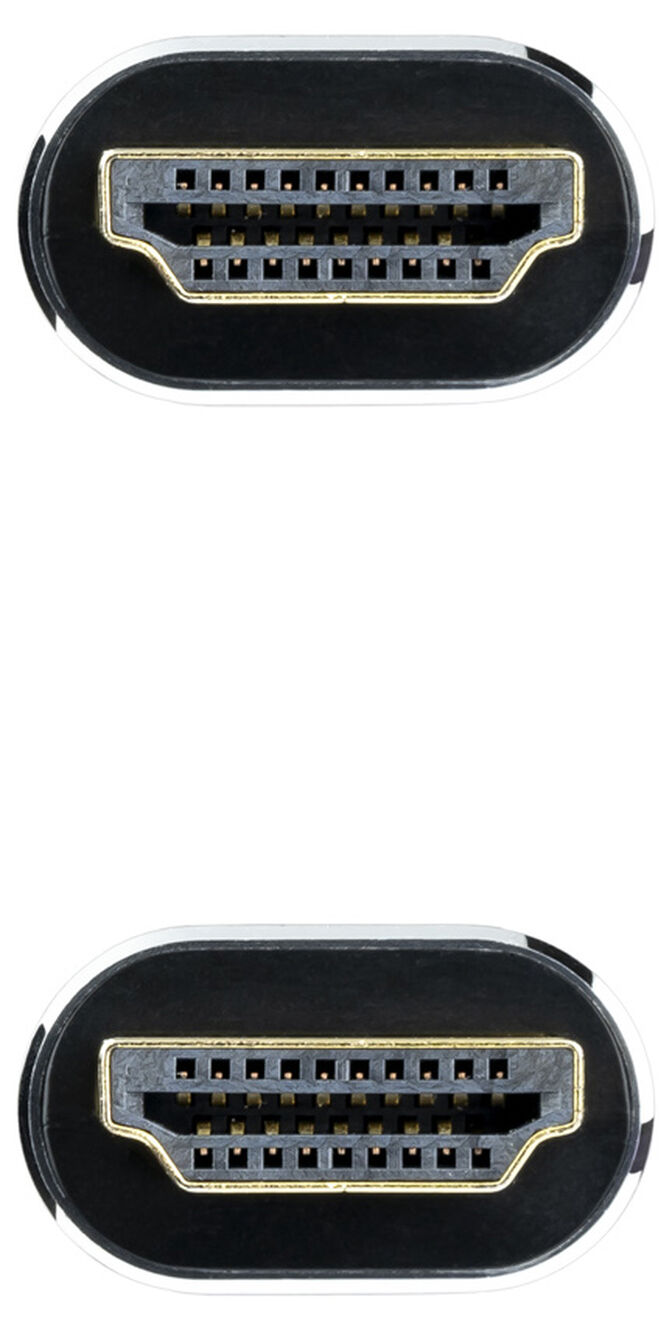 Cable HDMI V2.1 8K NanoCable IRIS USB-A M/M 1.5 M Negro image number 2