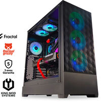 Ordenador King Mod Gamer-PC X Fractal Ryzen 7 7800X3D 32GB DDR5 2TB RTX 5080 WiFi W11