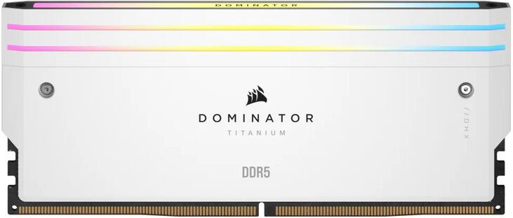 Corsair Kit 32GB (2 x 16GB) DDR5 7000MHz Dominator Titanium RGB White CL34 image number 9