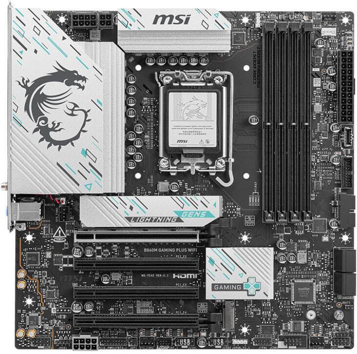 Placa Base MSI B860M GAMING PLUS WIFI image number 1