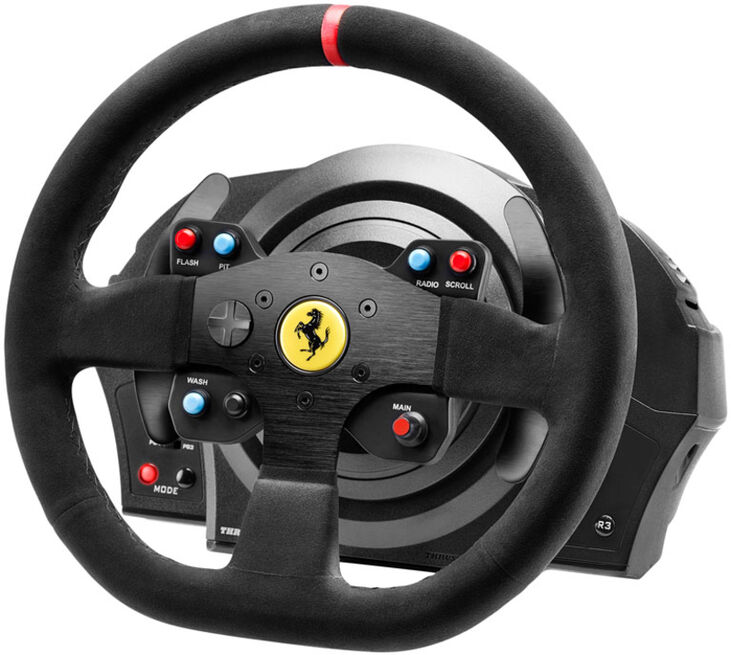 Volante + Pedales Thrustmaster T300 Ferrari Alcantara Edition - PS5 / PS4 / PS3 / PC image number 2