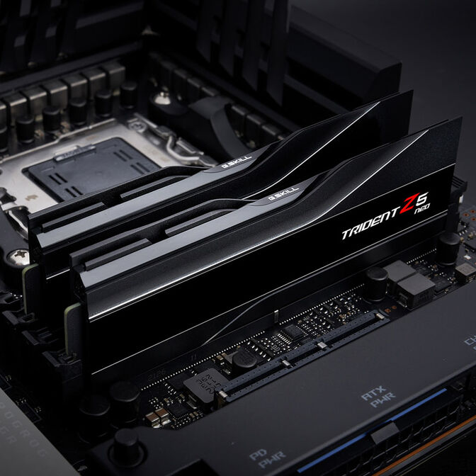 G.Skill Kit 64GB (2 x 32GB) DDR5 6000MHz Trident Z5 Neo EXPO CL30 Black - F5-6000J3040G32GX2-TZ5N image number 4