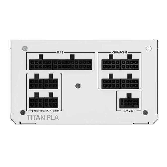 Fuente Montech Titan PLA 750W 80 Plus Platinum PCIE5 (Cybenetics Platinum) image number 4