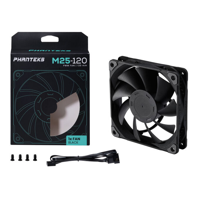 Ventilador Phanteks M25 PWM Negra- 120mm image number 5