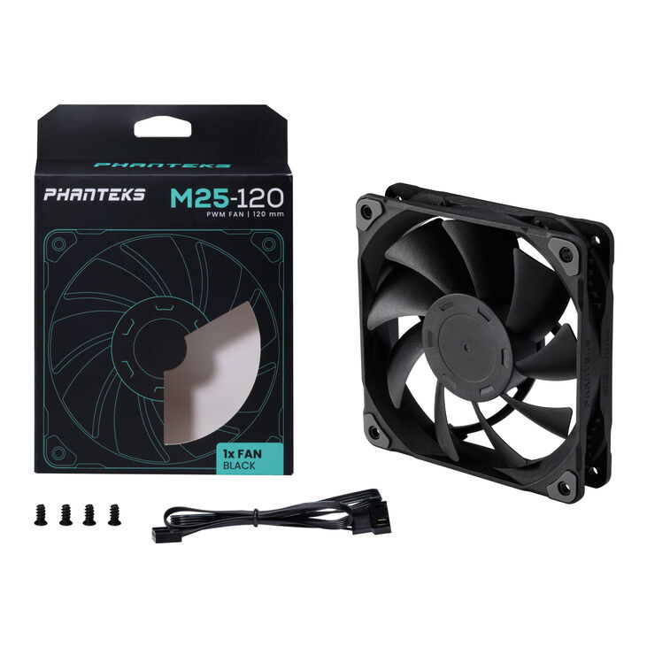 Ventilador Phanteks M25 PWM Negra- 120mm image number 5