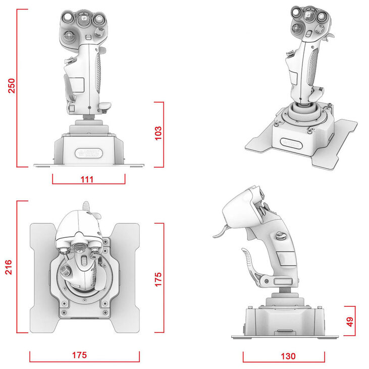 Flightstick VIRPIL Controls CDT AEROMAX R image number 11