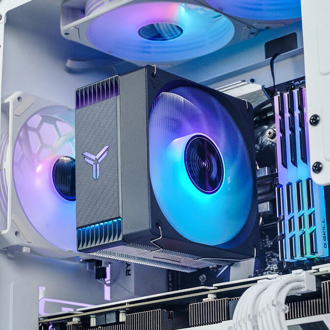 Ventilador CPU Jonsbo CR-1000 MAX ARGB Preto 120mm image number 8