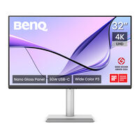 Monitor BenQ MacBook 27" MA320UP IPS 4K 60Hz P3 MacBook Pro e MacBook Air USB-C (90W) Display HDR400
