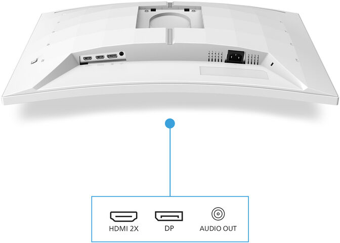 Monitor Curvo Philips EVNIA 5000 AMBIGLOW 32" 32M2C5501 Fast VA QHD 180Hz 1ms(0.5ms) image number 9