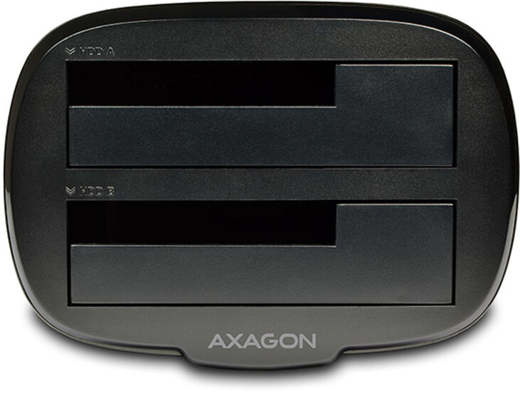 Axagon ADSA-ST base de conexión para disco duro USB 3.2 Gen 1 (3.1 Gen 1) Type-B Negro image number 1