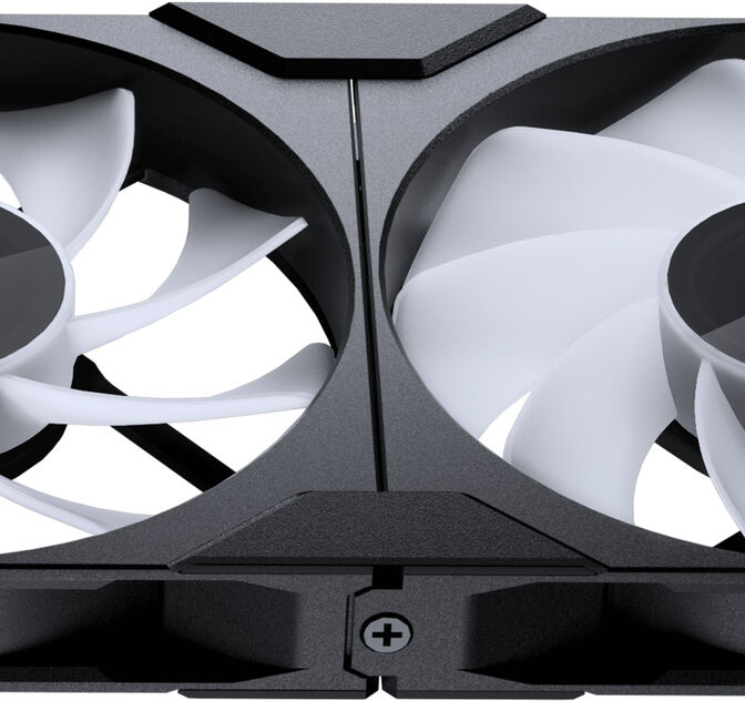 Ventilador Phanteks M25 Gen2 140mm PWM Reversed Airflow D-RGB Negro (Pack 3) image number 4