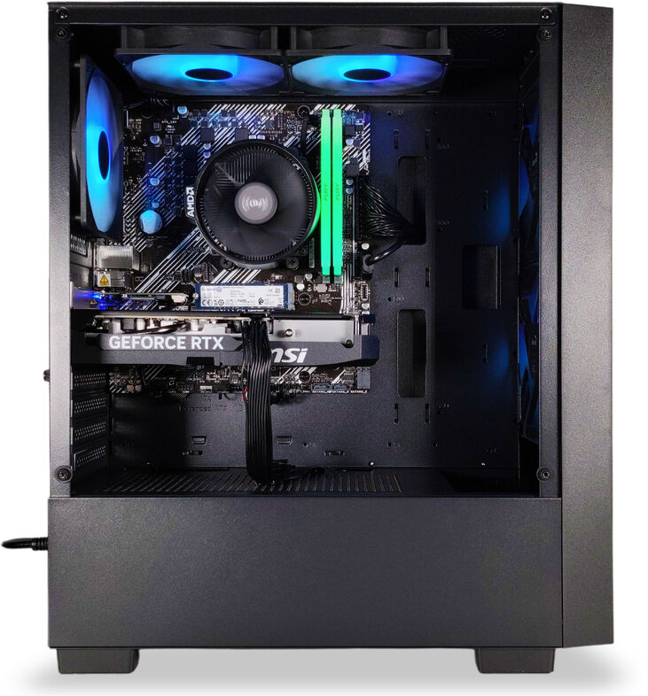Ordenador AURA Gamer-PC Ryzen 5 5600 32GB DDR4 1TB RTX 5060 Ti 16GB WiFi W11 image number 2