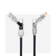 Cable USB 2.0 27W c/ LED Nanocable USB-C/USB-A/M > Lightning/USB-C/M 1 M image number null
