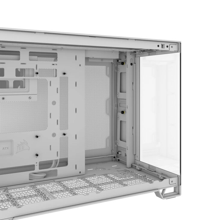 Torre Micro-ATX Corsair 2500X Blanco Cristal Templado image number 1