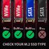 Caja SSD AXAGON EEM2-GAM USB-C 3.2 Gen 2 10Gbps - M.2 NVMe/SATA SSD GAME 30-80mm ALU box image number null