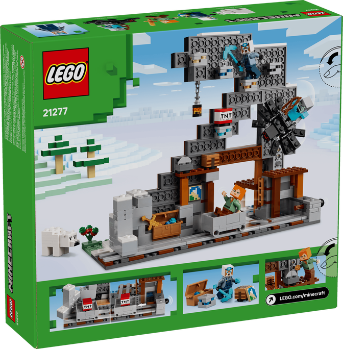 LEGO Minecraft: La Mina del Pico, 530 Piezas (21277) image number 1
