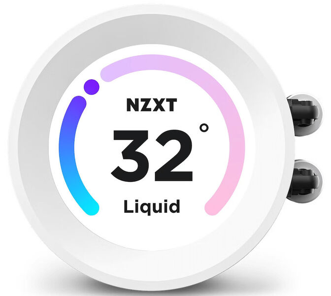 Kit de Refrigeraci&oacute;n L&iacute;quida CPU NZXT Kraken Elite 280 RGB Blanco image number 2