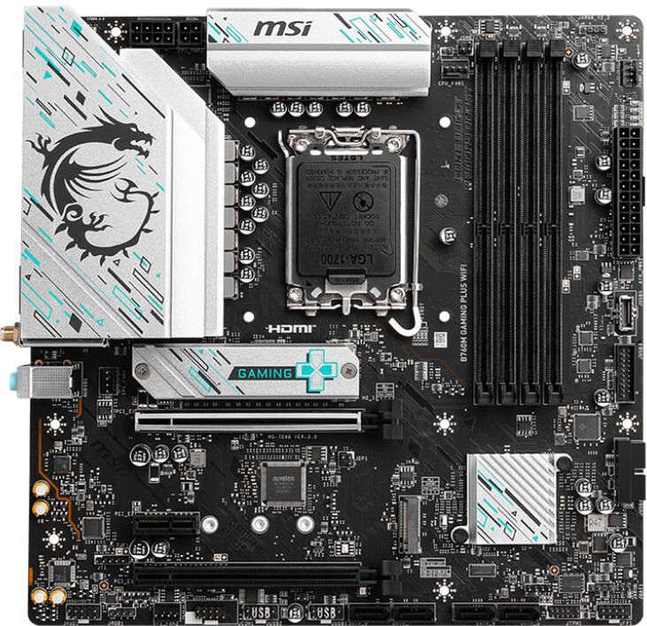 Placa Base MSI B760M GAMING PLUS WIFI image number 0