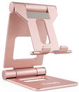 Soporte Mesa Tooq Ajustable p/ Smartphone/Tablet Max. 10" Rosa image number null