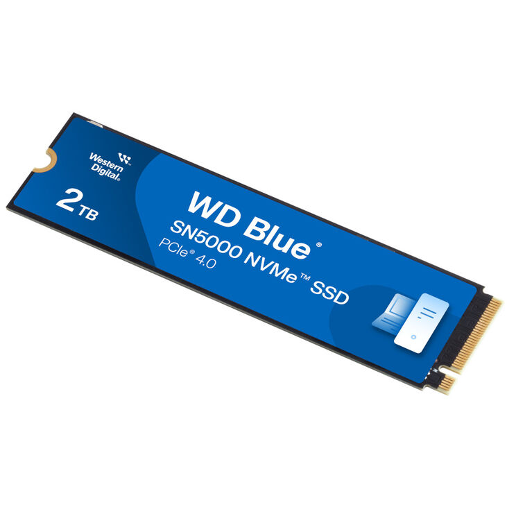 Disco SSD Western Digital Blue SN5000 2TB Gen4 M.2 NVMe (5150/4850MB/s) image number 2