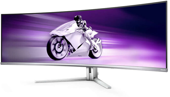 Monitor Curvo Gaming Philips EVNIA 49" 49M2C8900L QD-OLED Dual QHD 144Hz 0.03ms c/Ajuste Alt. image number 6