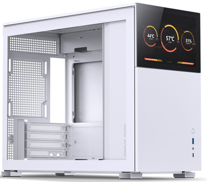 Caja Micro-ATX Jonsbo D31 STD con Visor Vidrio Templado Blanco image number 0