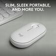 Rat&oacute;n Logitech Pebble 2 M350s Bluetooth Blanco image number null