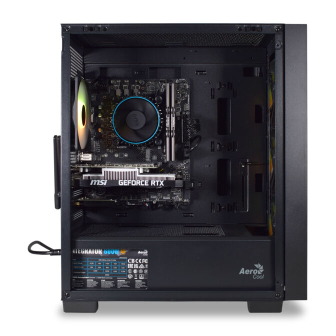 Ordenador AURA Gamer-PC Intel i3 12100F 16GB DDR4 500GB RTX 3050 WiFi W11 image number 2