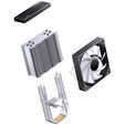 Ventilador CPU Jonsbo CB40 ARGB Negro - 120mm image number null