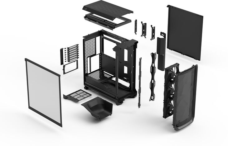 Torre E-ATX Fractal Design Meshify 3 Negro TG Light Tint image number 15