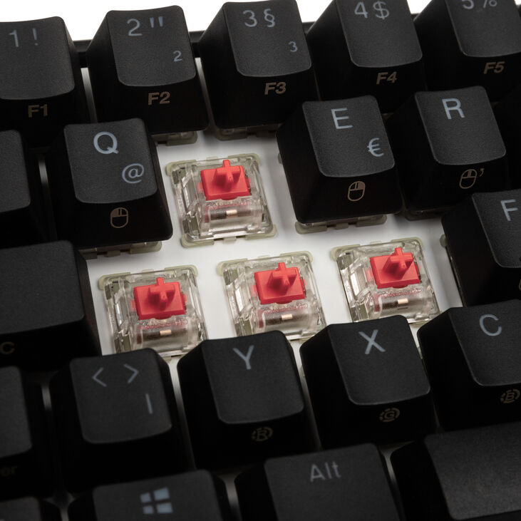 Teclado Mecânico Ducky Mecha Pro SF RGB Black MX Silent Red (ES) image number 2