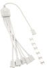 Cable Splitter Kolink 1-6 ARGB 30cm Blanco image number null