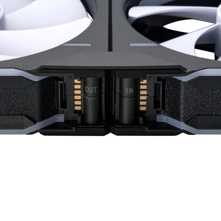 Ventilador Phanteks D30 PWM reverse Airflow D-RGB Negro - 140mm image number 5