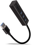 HUB USB AXAGON HMA-CR3A 3x USB-A + SD/microSD, USB3.2 Gen 1 hub, metalico image number null