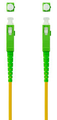 Cable de Fibra &Oacute;ptica NanoCable SC/APC-SC/APC Monomodo Simplex LSZH 10 M Amarillo image number null