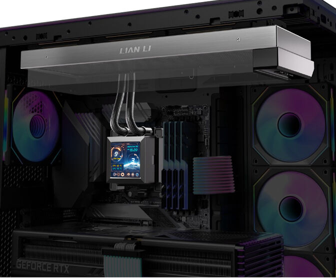 Kit Refrigeraci&oacute;n L&iacute;quida CPU AIO Lian Li HydroShift LCD 360 Negro - 360mm S/Ventiladores image number 2