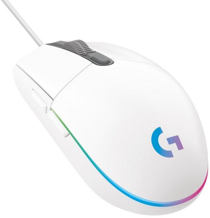 Rat&oacute;n Gaming Logitech G Series G203 LightSync RGB 8000DPI Blanco image number 0