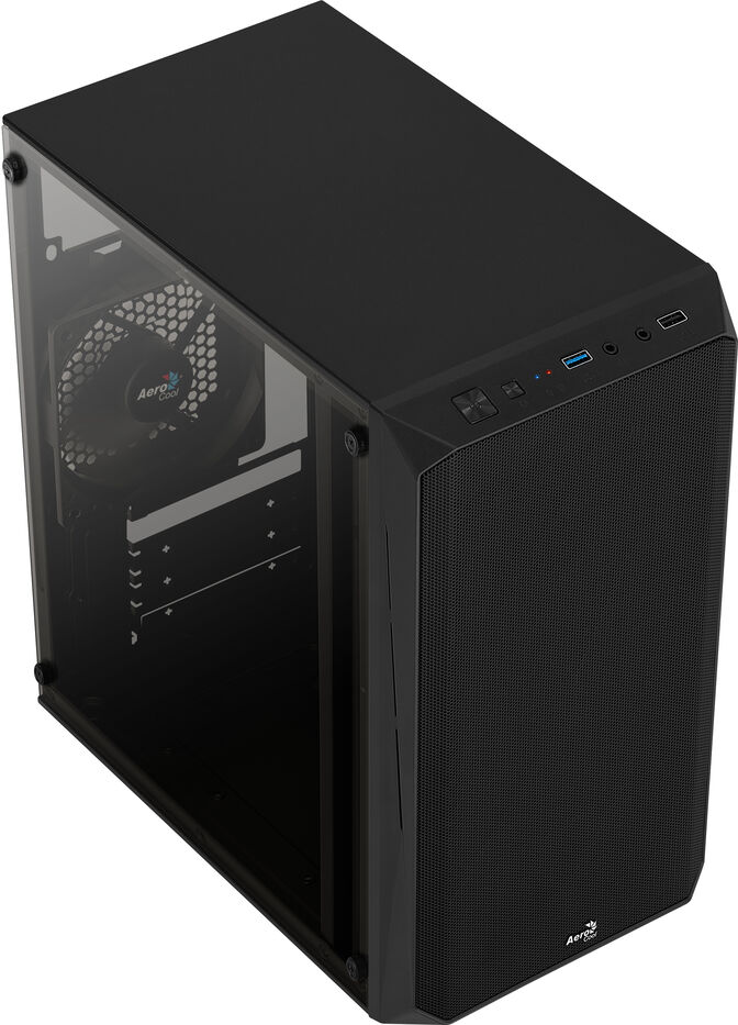Caja Micro-ATX Aerocool CS-107 Negro image number 8