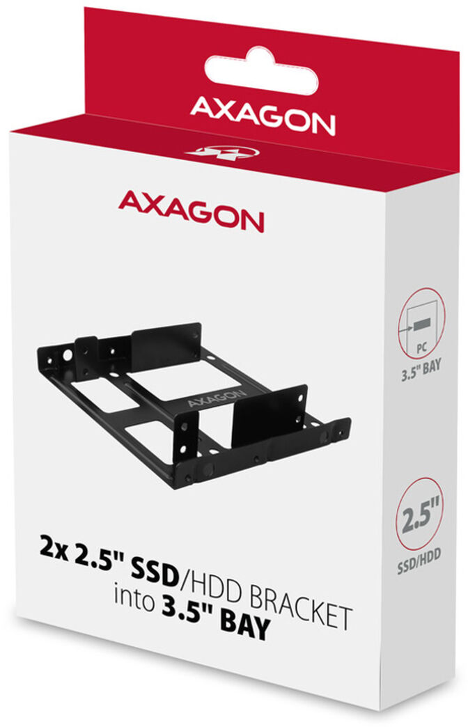 Adaptador AXAGON RHD-225 Dual 2.5" HDD para 3.5" image number 4