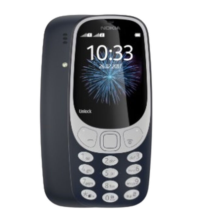 Tel&eacute;fono M&oacute;vil Nokia 3310 (2017) 2G 2.4" Dual SIM Azul image number 0
