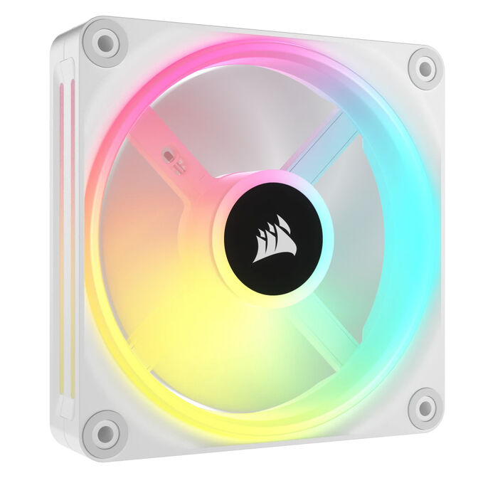 Ventilador Corsair iCUE Link QX120 RGB PWM Blanco 120mm (Expansion Kit) image number 0